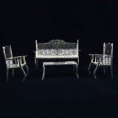 Gümüşten Minyatür Kanepe Takımı - 1