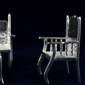 Gümüşten Minyatür Kanepe Takımı - 3