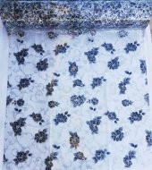 DESENLİ ŞEFFAF MASA ÖRTÜSÜ 1.7mm KALIN PVC KAYMAZ 100 CM X 150 CM - 1