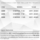 BMW 3 Serisi  F30, F31  için Yan Ayna Motor Tamir Dişlisi Çelik Metal - 7