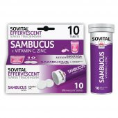 Sovital Premium Sambucus Vitamin C & Zinc 10 Efervesan Tabletskt10/2023 - 1