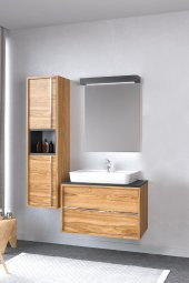 Denko Matia 80 cm MDF Banyo Dolabı Takımı - 2