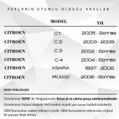 Citroen için Simplex Uzaktan Kumanda Anahtar Düğmesi Kabı-Logolu - 2