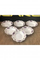 Porgold Opakl 20 cm Yemek Tabağı 6 Adet - Pembe, mor - 2