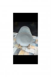 Porland Altın Yaldızlı Porselen Yemek Tabağı 6lı 19cm - 3