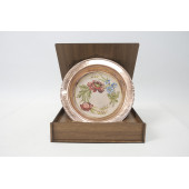 MARAŞ GÜLÜ ÇİRTİKLİ TABAK (BAKIR) thumbnail 1