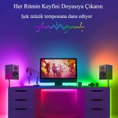 DailyTech 5m LED şerit Bluetooth RGB Uzaktan Kumandalı - 3