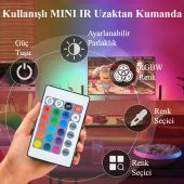 DailyTech 5m LED şerit Bluetooth RGB Uzaktan Kumandalı - 4