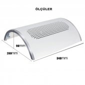 DailyTech Tırnak Toz Toplama Makinası 3 Fanlı - 7
