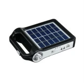 DailyTech Taşınabilir USB Şarjlı Solar Güneş Enerjili Kamp Feneri Powerbank - 1