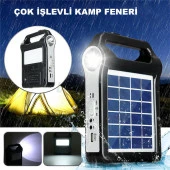 DailyTech Taşınabilir USB Şarjlı Solar Güneş Enerjili Kamp Feneri Powerbank - 2