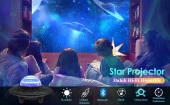 DailyTech Starry Galaxy Projektör Hoparlör Bluetooth UFO Gece Lambası - 9