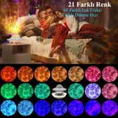 DailyTech Starry Galaxy Projektör Hoparlör Bluetooth UFO Gece Lambası - 3