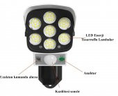 DailyTech Sensörlü Solar 77 LED Hırsız Caydırıcı Sahte Kamera Lamba - 7