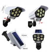 DailyTech Sensörlü Solar 77 LED Hırsız Caydırıcı Sahte Kamera Lamba - 12