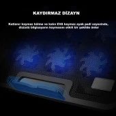 DailyTech 15.6 inç 6 Fanlı Dizüstü Sessiz Laptop Soğutucu Standı - 5