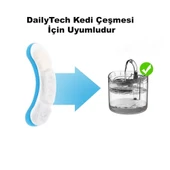 DailyTech PET Kedi Su Pınarı Çeşmesi Şelalesi için Yedek Filtre - 5