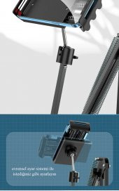 DailyTech 360 Derece Uzun Kol Tablet Telefon Tutucu Stand Stant - 10
