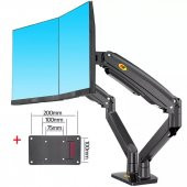 North Bayou NB F195A Çift Kol Amortisörlü Monitör Tutucu Stand 22-32" - 9