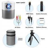 AUN Full Hd Projektör 1080p Ios & Android Telefon Destekli Led Projeksiyon SKAUNPRJTÖR - 8