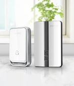DailyTech Su Geçirmez Kablosuz Pil Gerektirmeyen Kapı Zili - 2