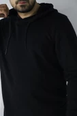 Cazador 22KCEEO05611 Erkek Siyah Kapüşonlu Sweat - 4