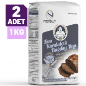 Tam Karakılçık Buğday Unu 1 Kg 2 adet - 1