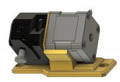 Hypercube Evolution Rs İçin Bondtech Extruder İçin 45 ° Braket Plastik Aparat - 1