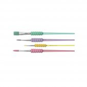 Fırça Seti 4lü Paket 4-8-10-12 Numara Faber Castell Fırça Seti 4lü Paket Pastel Seri - 3