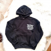 Oversize Dear Person Behind Me Kapşonlu Sweatshirt M/L Beden - 1