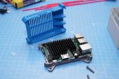 Kintaro Soğutucu Sığdırmak İçin Raspberry Pi 3B Kutu Kılıf Plastik Aparat - 1