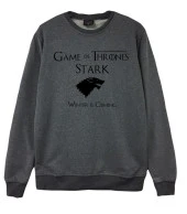 GAME OF THRONES Baskılı Sweatshirt FÜME XS - 1