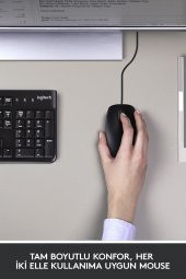 Logitech MK120 Q Usb Standart Kablolu Klavye Mouse Seti - 3