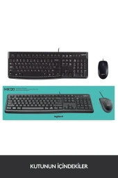 Logitech MK120 Q Usb Standart Kablolu Klavye Mouse Seti thumbnail 7