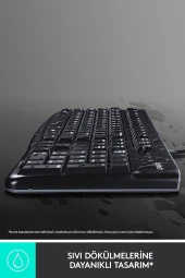 Logitech MK120 Q Usb Standart Kablolu Klavye Mouse Seti thumbnail 8