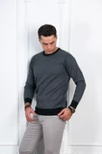 WOOLEN WORLD KUŞ GÖZÜ SIFIR YAKA REGULAR FİT ERKEK KAZAK - 1