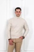 WOOLEN WORLD BOĞAZLI REGULAR FİT DESENLİ ERKEK KAZAK - 1