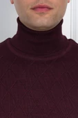 WOOLEN WORLD BOĞAZLI REGULAR FİT DESENLİ ERKEK KAZAK - 8