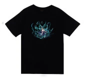 Genshin Impact Anime Baskılı Tshirt  BEYAZ M - 2