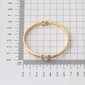 Baget 14 Ayar Altın Kaburga Kelepçe Bilezik thumbnail 5