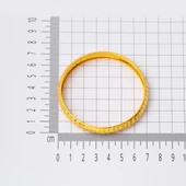 1 cm. Enli 14 Ayar Altın Bilezik - 4