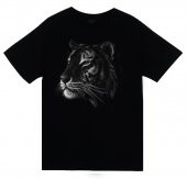 Kaplan Baskılı T-shirt  SİYAH XS - 1
