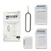 Noosy Micro, Nano, Normal Sim Kart Dönüştürücü Adaptör + İğne thumbnail 1