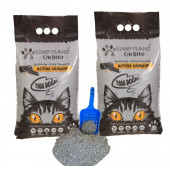 Lumpysand Aktif Karbonlu Ince Taneli Kedi Kumu 10 Lt X 2 Adet - 1