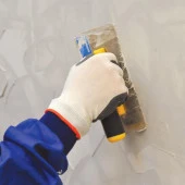 Dekor 227 Polisajlı Efekt Malası Saplı Paslanmaz Çelik Mala 24 Cm - 3