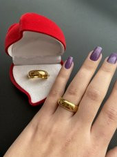 22 Ayar Altın Kaplama Klasik Alyans - 1