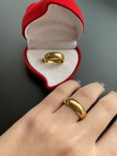 22 Ayar Altın Kaplama Klasik Alyans - 2