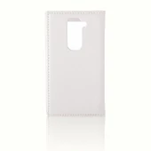 LG G2 Mini D610 Gizli Mıknatıslı Pencereli Premium Magnum Kılıf Beyaz - 3