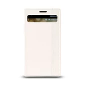 LG V10 Gizli Mıknatıslı Pencereli Magnum Kılıf Beyaz - 1