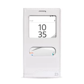 FitCase Dolce Sony Xperia Z5 Gizli Mıknatıslı Pencereli Kılıf Beyaz - 1